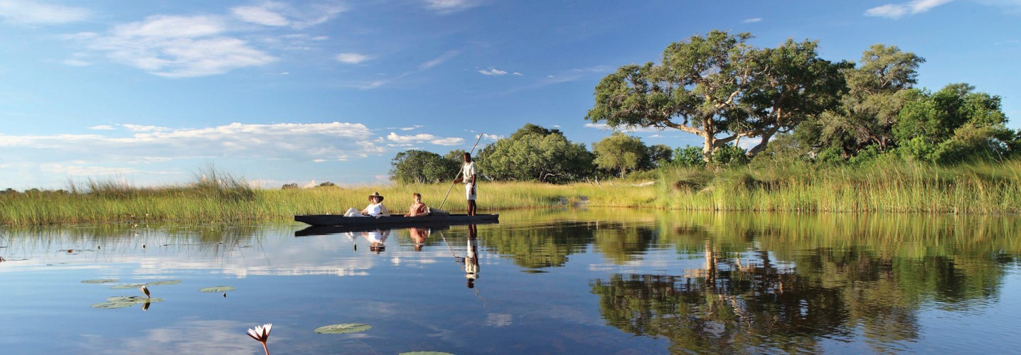 The Okavango Delta – mokoro transportation